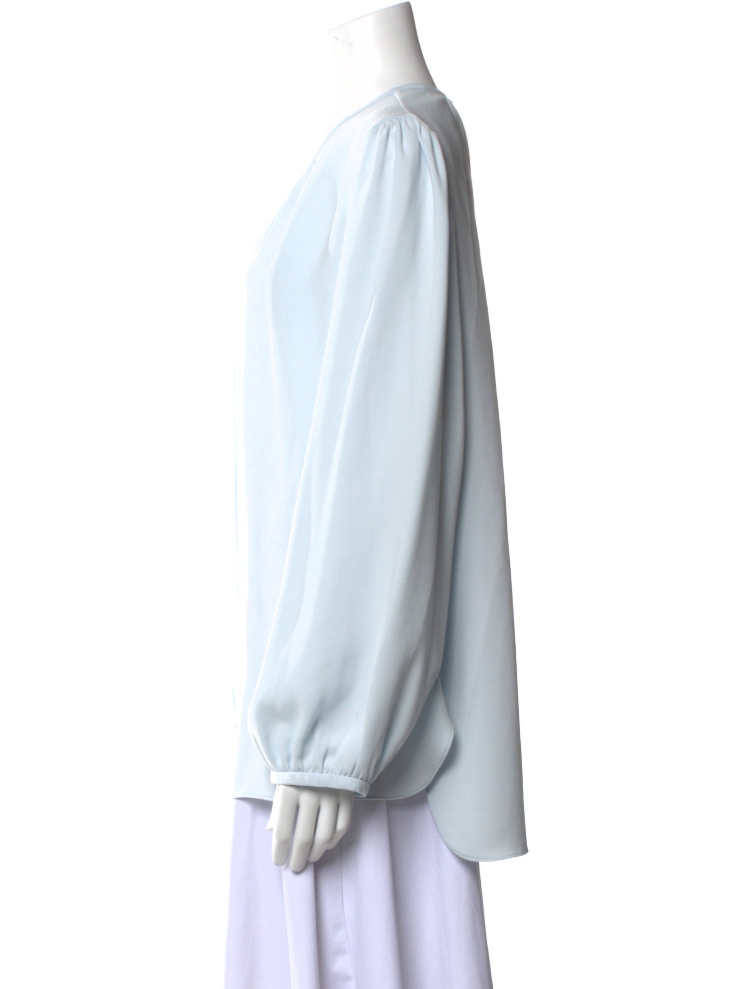 Charlotte Brody Crew Neck Long Sleeve Blouse