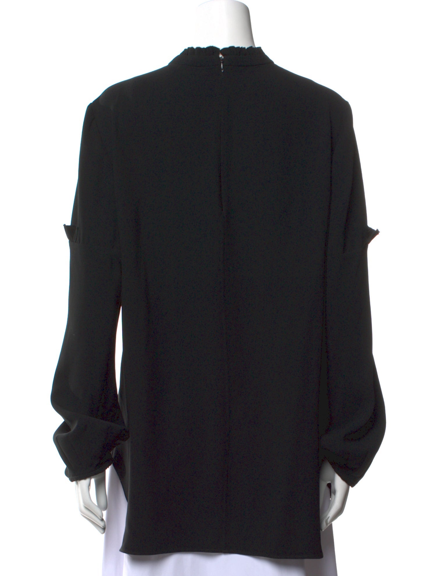 Charlotte Brody Mock Neck Long Sleeve Blouse