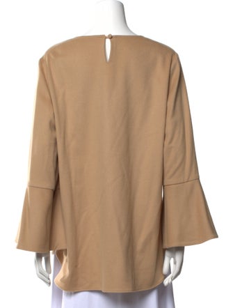 Charlotte Brody Wool Bateau Neckline Blouse