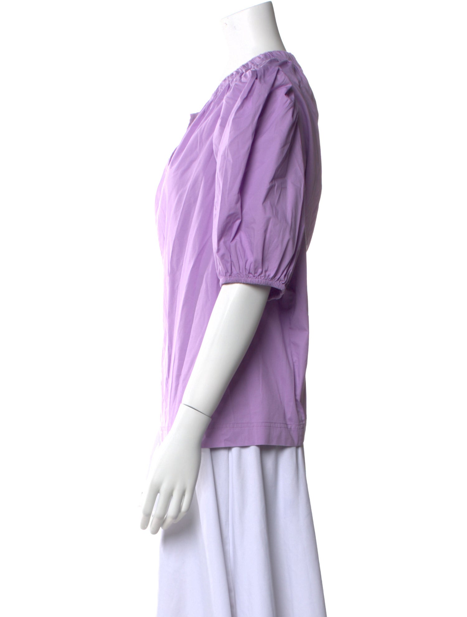 Charlotte Brody V-Neck Short Sleeve Blouse