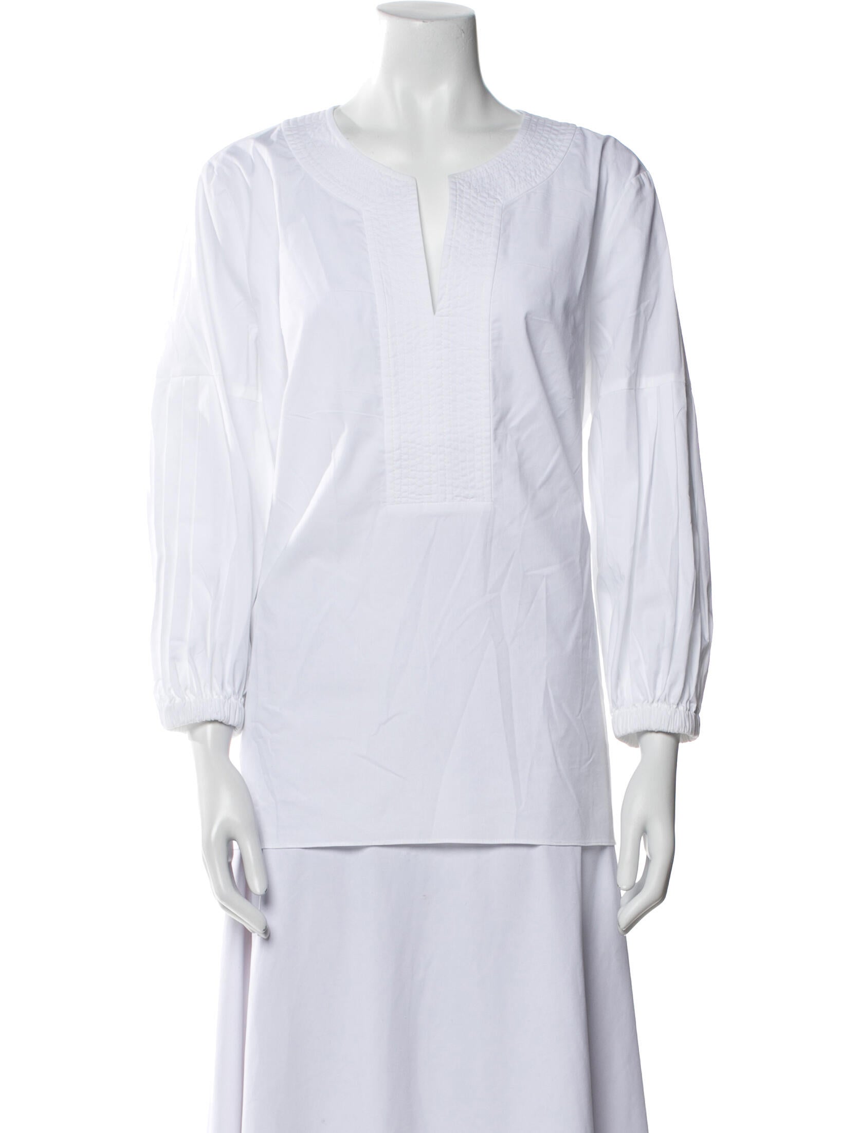 Charlotte Brody V-Neck Three-Quarter Sleeve Top