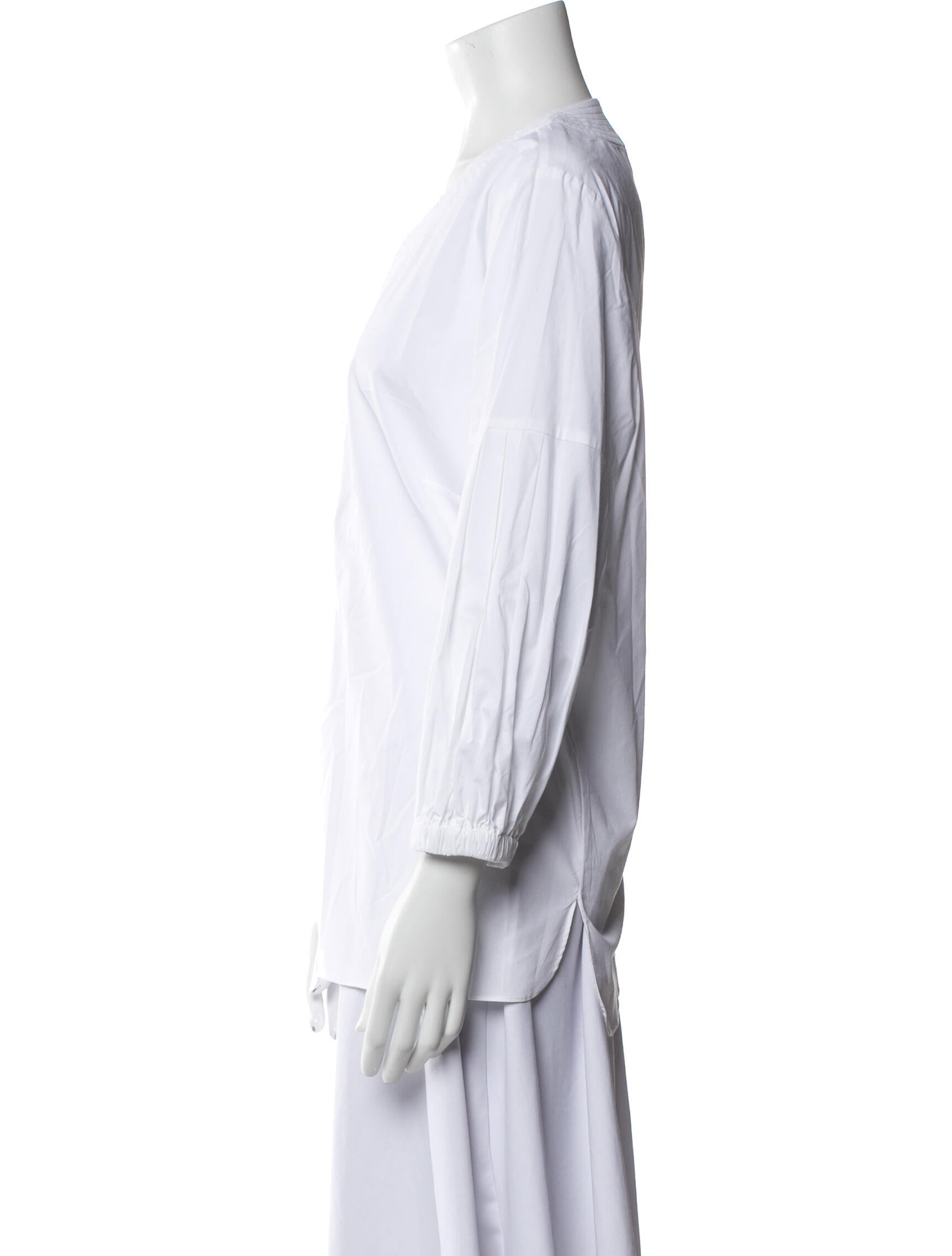 Charlotte Brody V-Neck Three-Quarter Sleeve Top