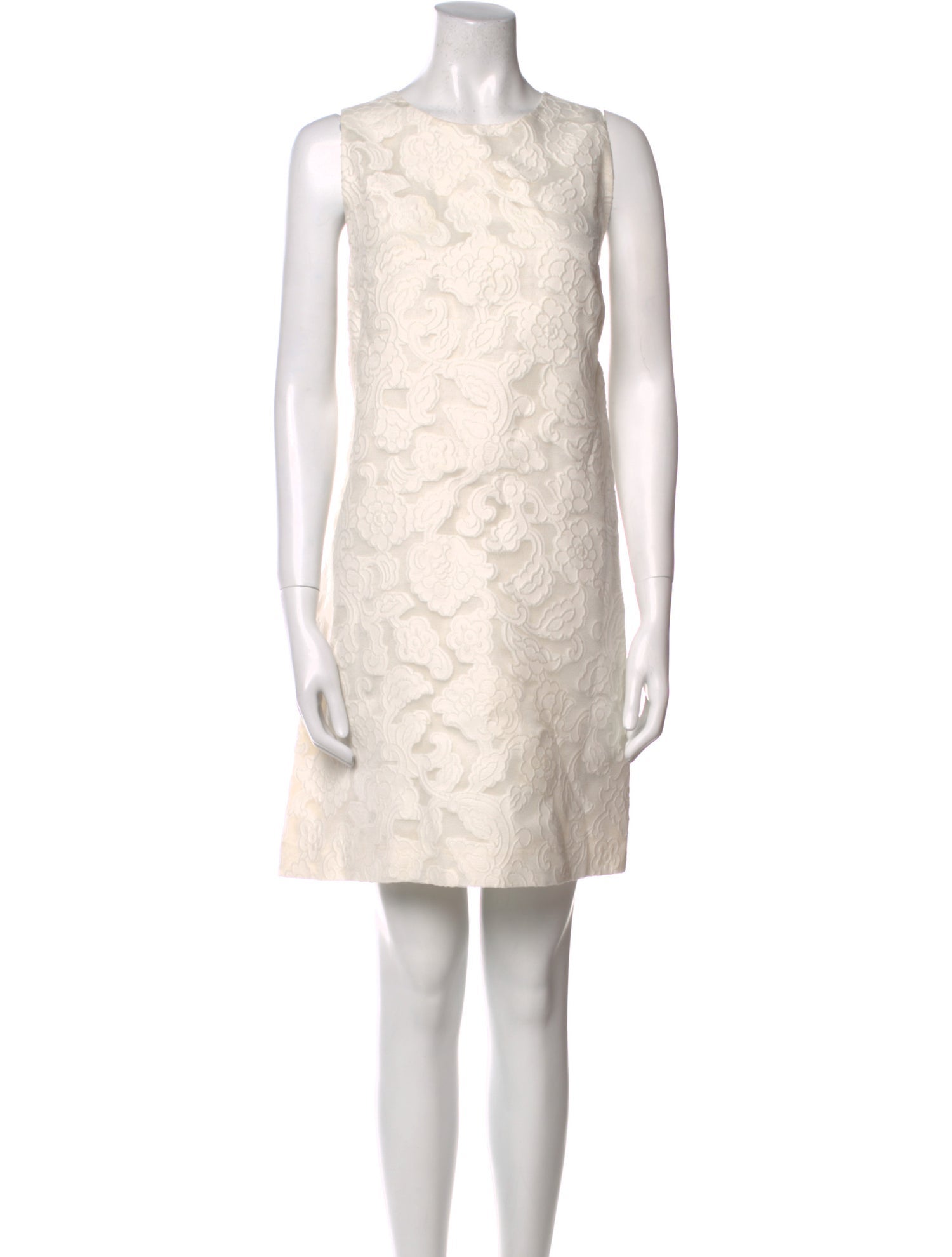 Charlotte Brody Bateau Neckline Mini Dress