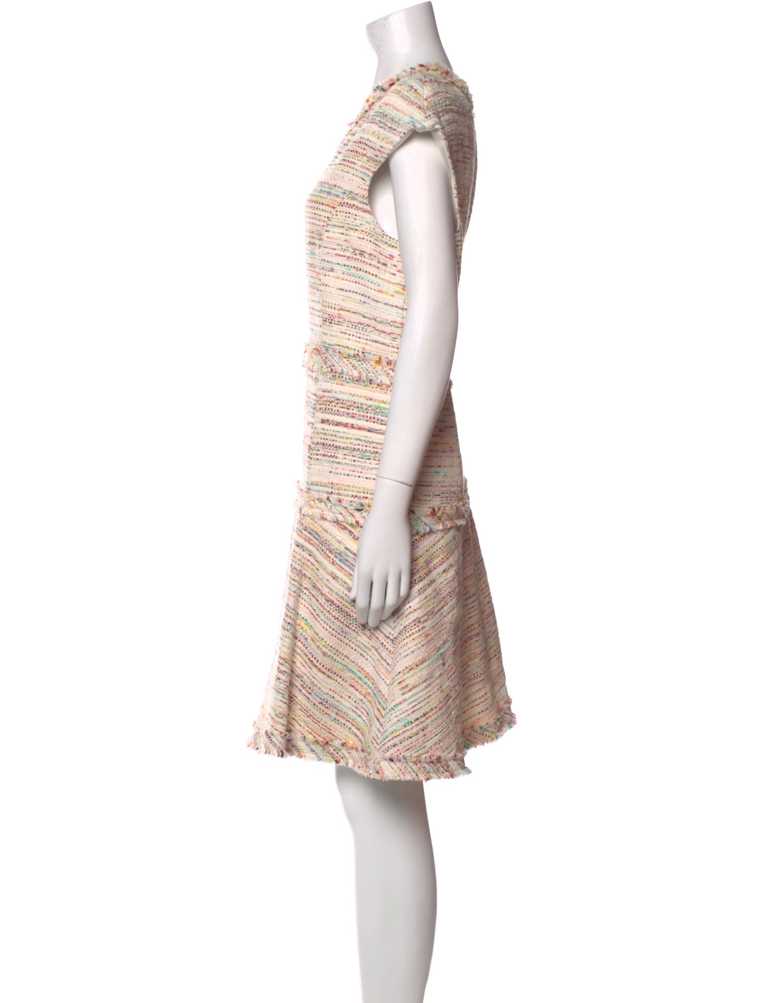 Charlotte Brody Striped Knee-Length Dress