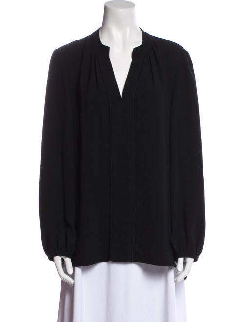Charlotte Brody V-Neck Long Sleeve Blouse
