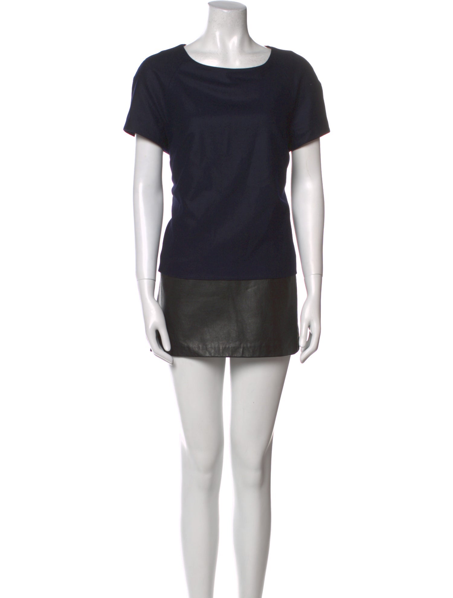 Charlotte Brody Bateau Neckline Mini Dress