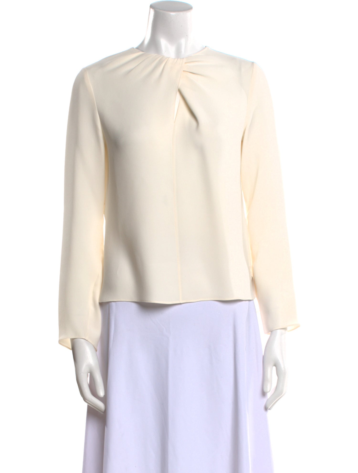 Charlotte Brody Bateau Neckline Long Sleeve Blouse