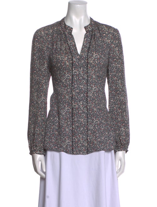 Charlotte Brody Silk Printed Blouse