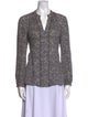 Charlotte Brody Silk Printed Blouse