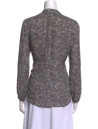 Charlotte Brody Silk Printed Blouse