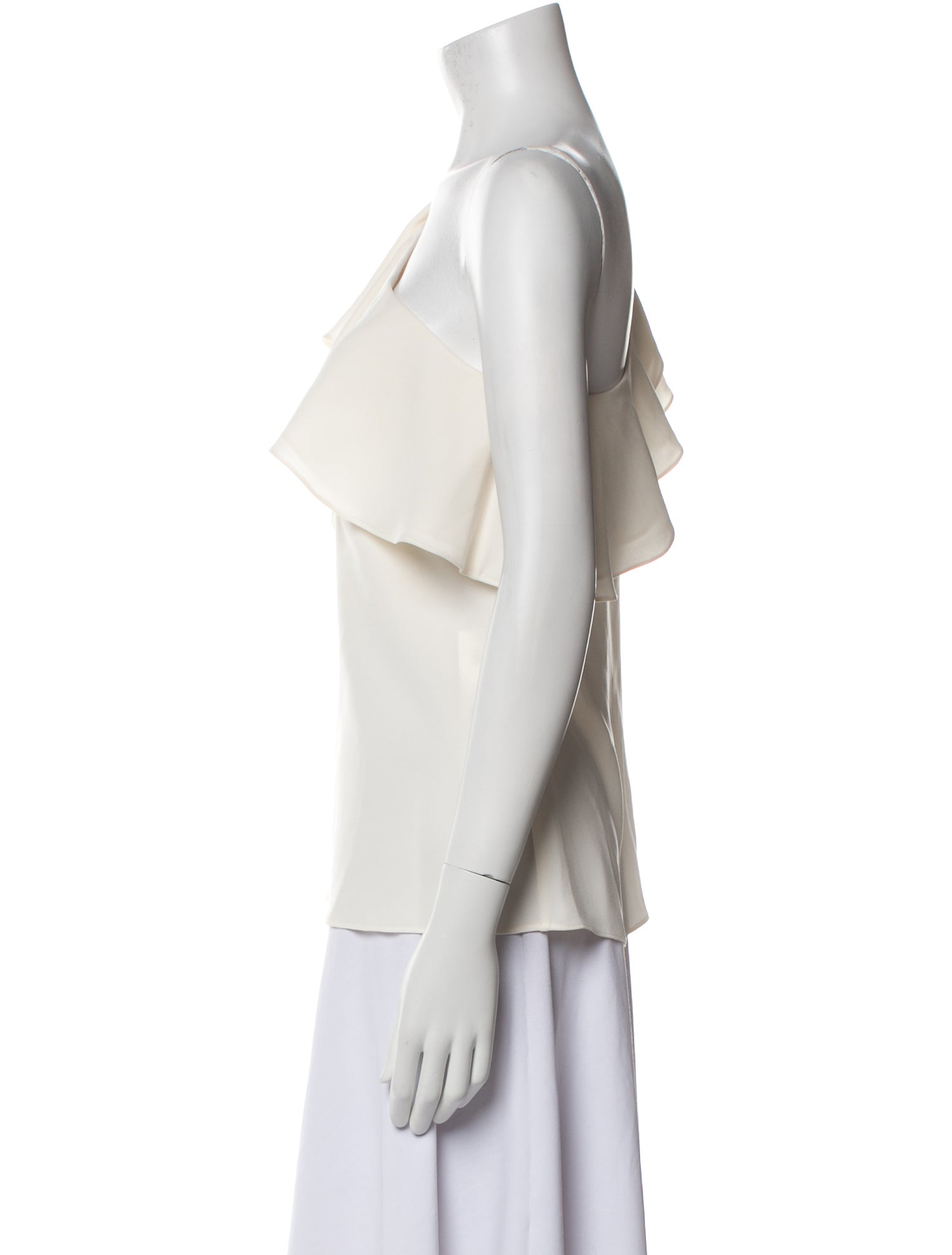 Charlotte Brody One-Shoulder Short Sleeve Blouse