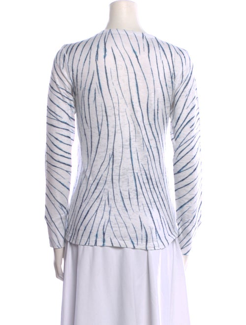 Charlotte Brody Striped Scoop Neck Top