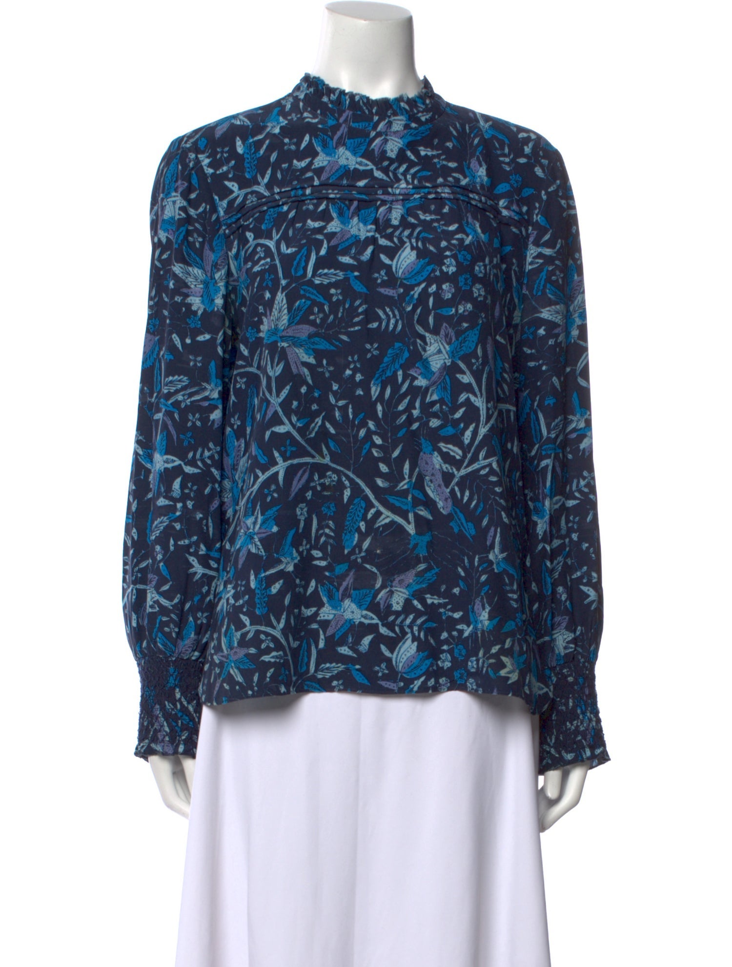 Charlotte Brody Silk Printed Blouse