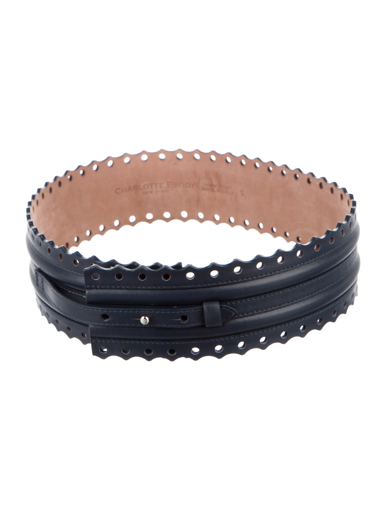 Charlotte Brody Wide Leather Waist Belt