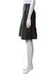 Charlotte Brody Leather Knee-Length Skirt