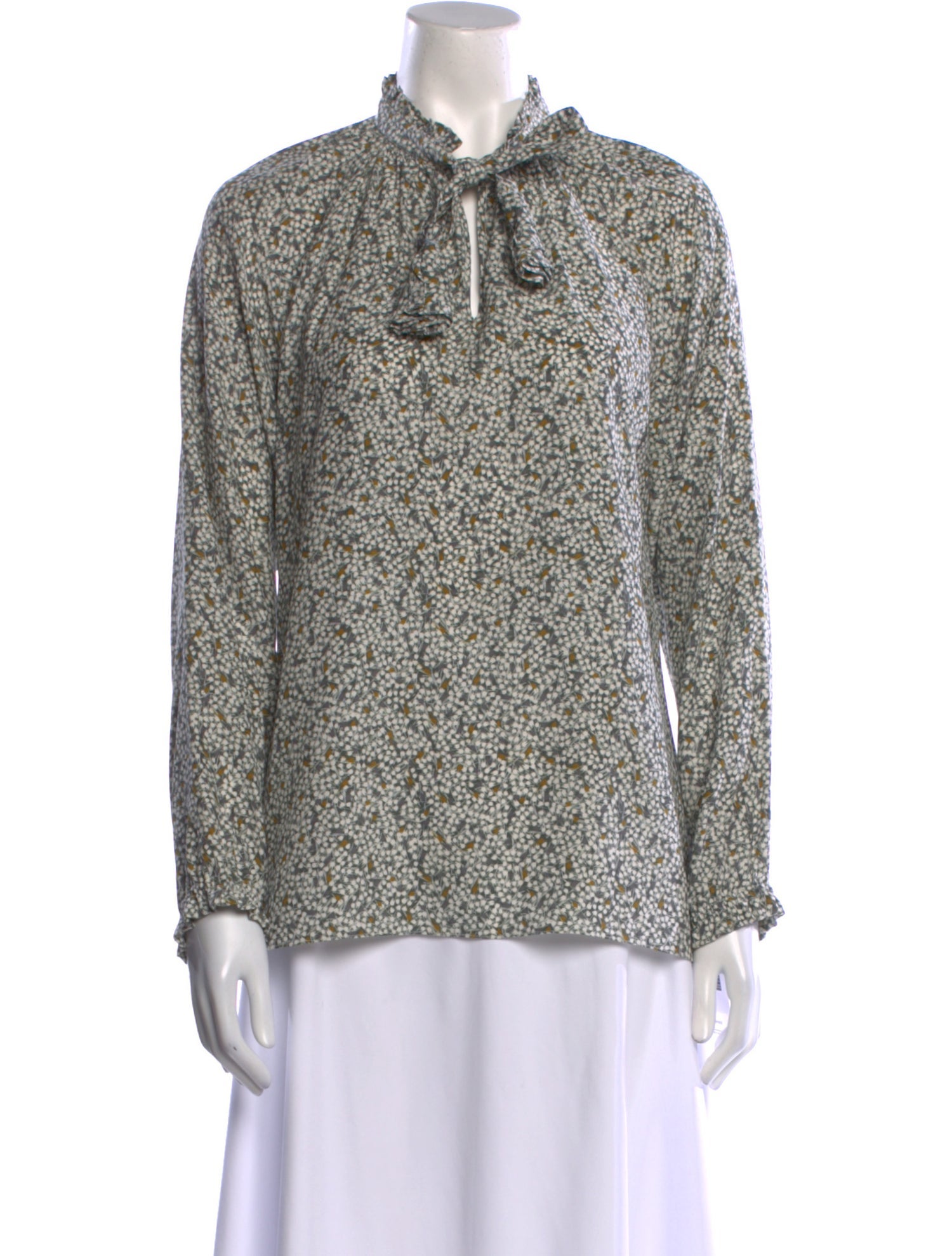 Charlotte Brody Silk Printed Blouse