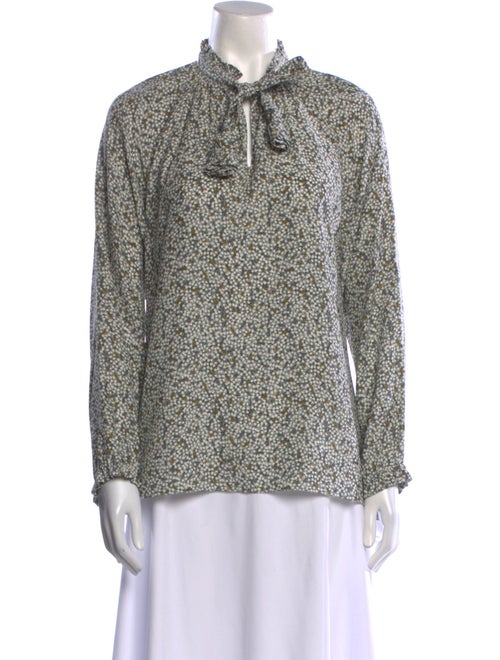 Charlotte Brody Silk Printed Blouse