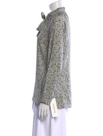 Charlotte Brody Silk Printed Blouse