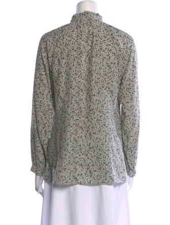 Charlotte Brody Silk Printed Blouse