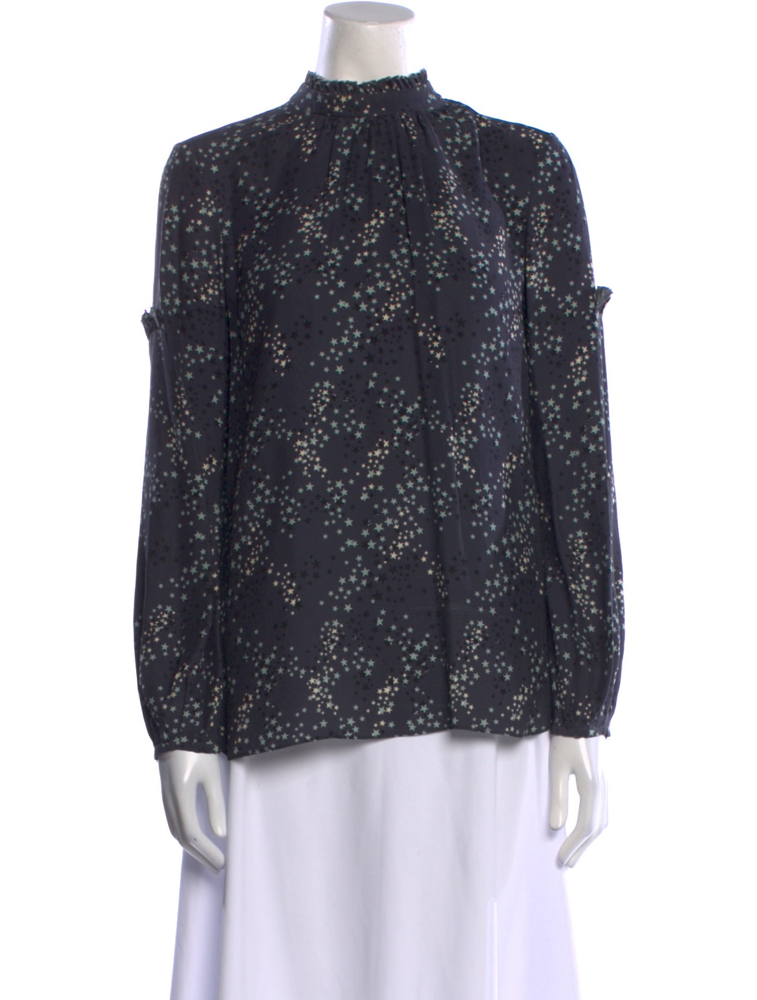 Charlotte Brody Silk Printed Blouse