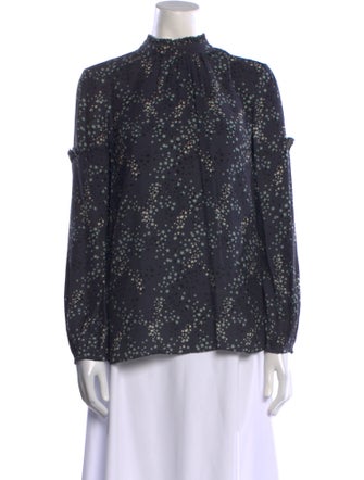 Charlotte Brody Silk Printed Blouse