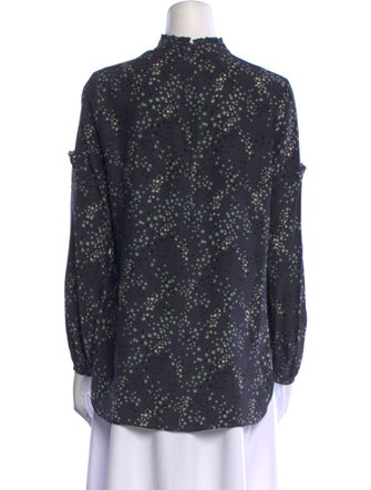 Charlotte Brody Silk Printed Blouse