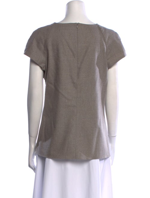 Charlotte Brody Wool Scoop Neck T-Shirt