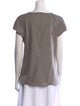 Charlotte Brody Wool Scoop Neck T-Shirt