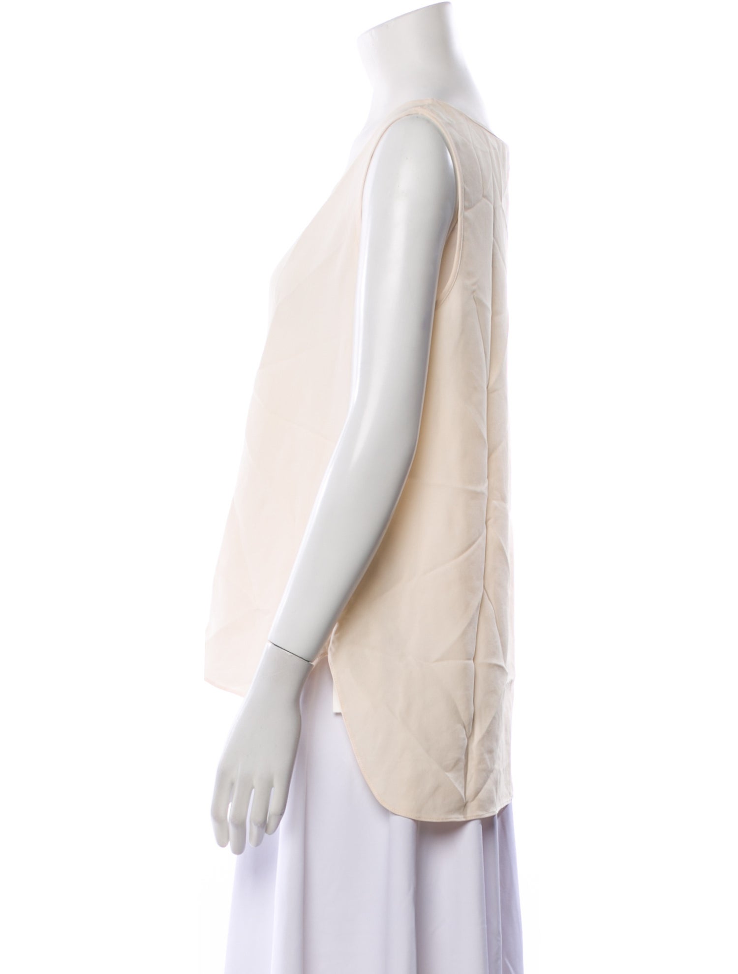 Charlotte Brody Silk Scoop Neck Blouse