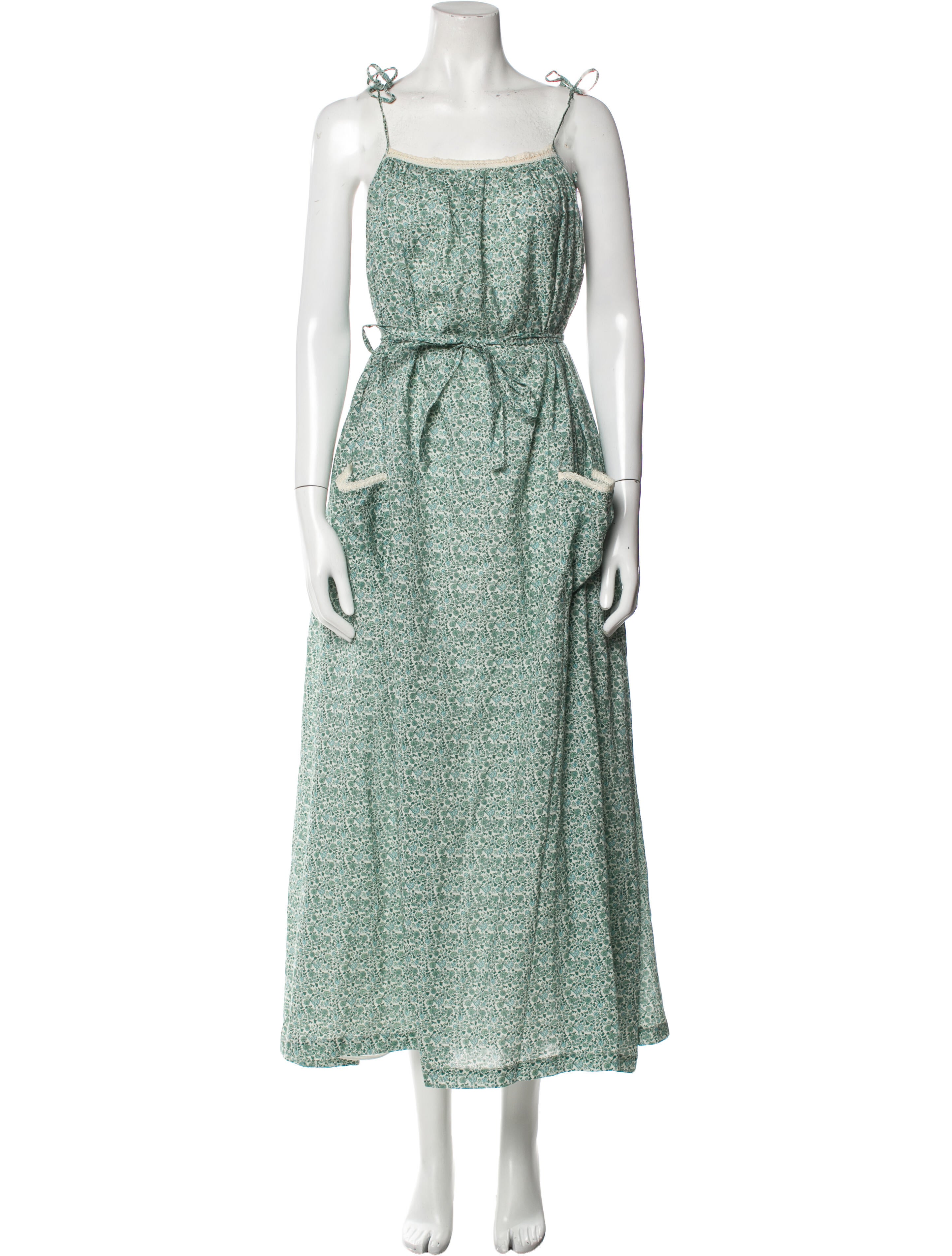 Christy Dawn Floral Print Long Dress