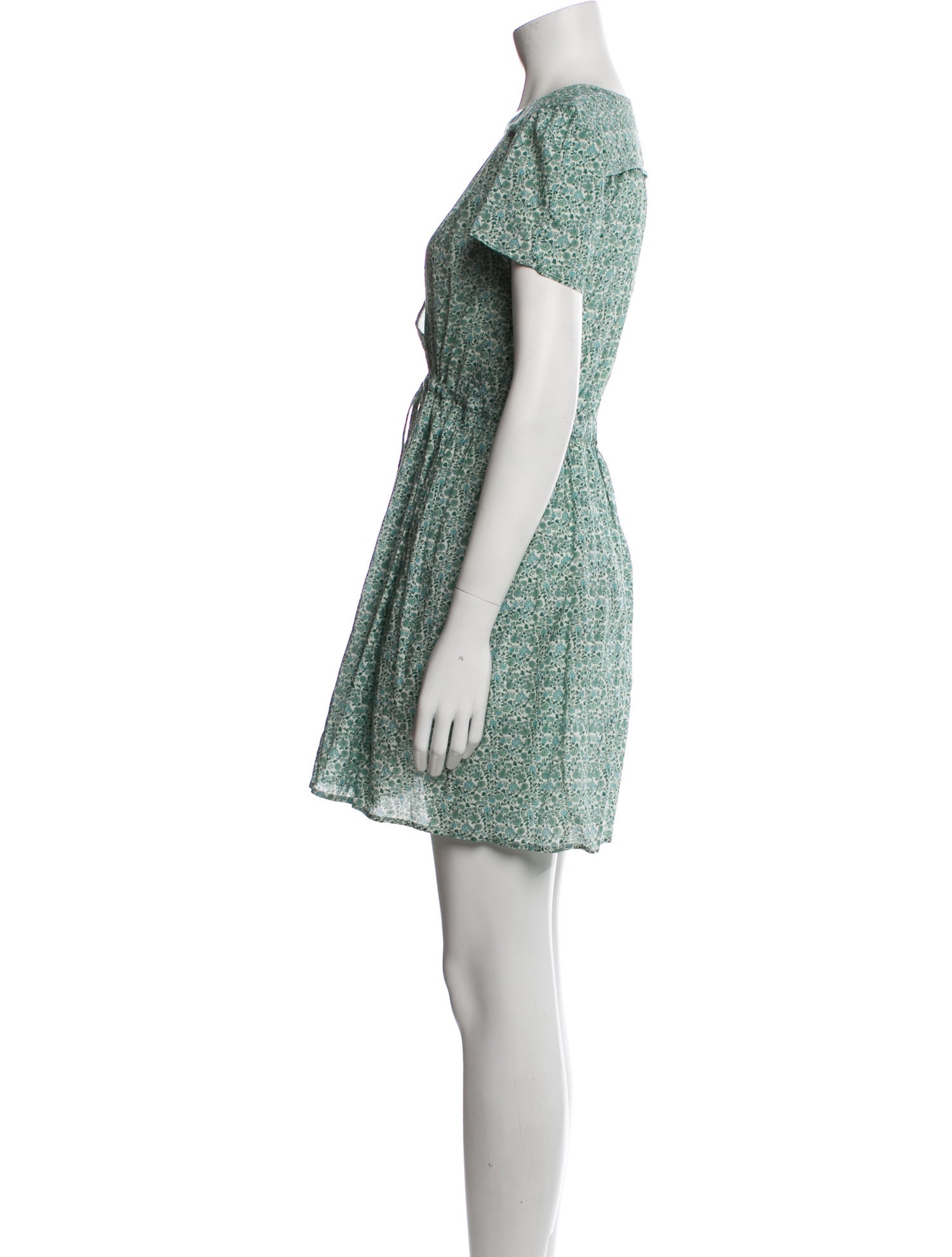 Christy Dawn Floral Print Mini Dress