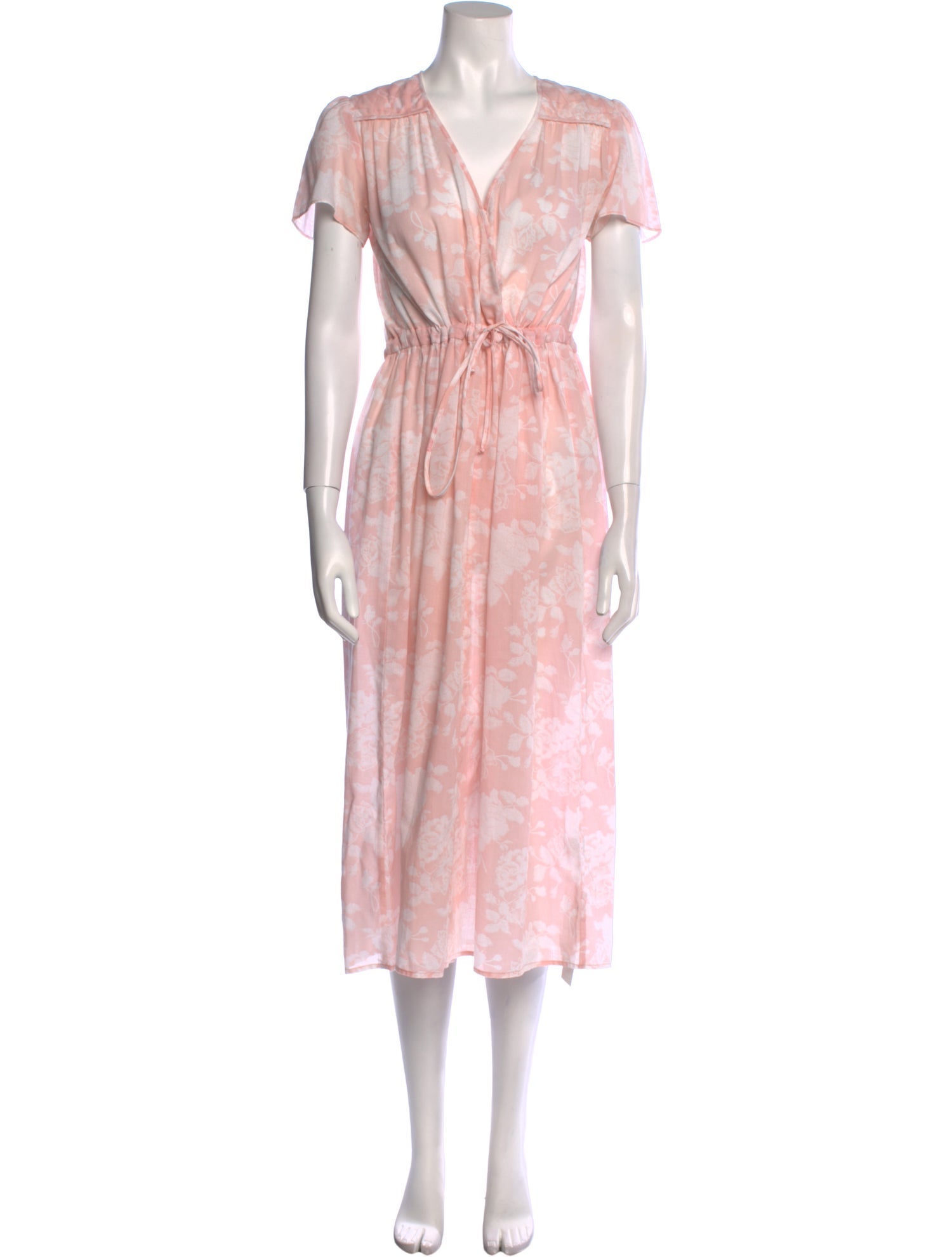 Christy Dawn Floral Print Midi Length Dress