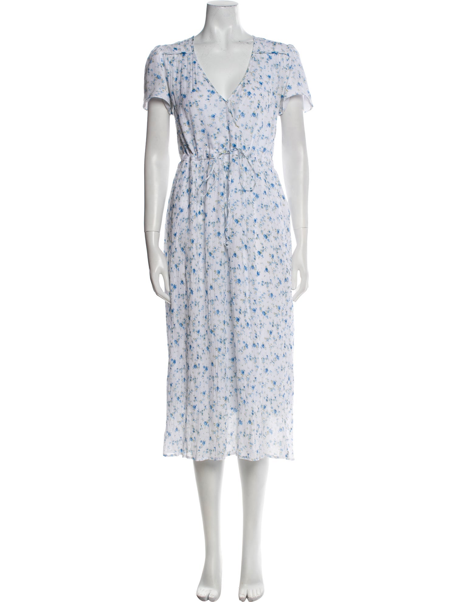 Christy Dawn Floral Print Midi Length Dress