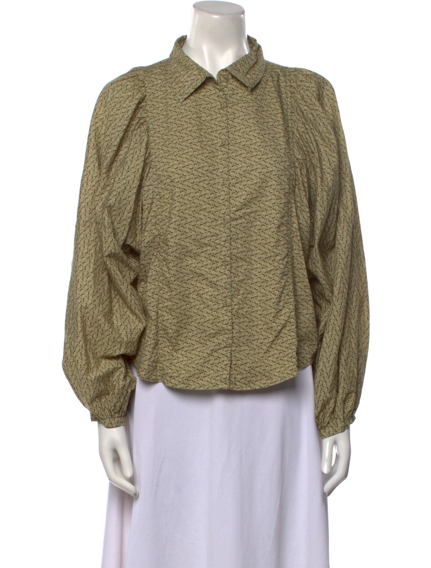 Christy Dawn Long Sleeve Button-Up Top