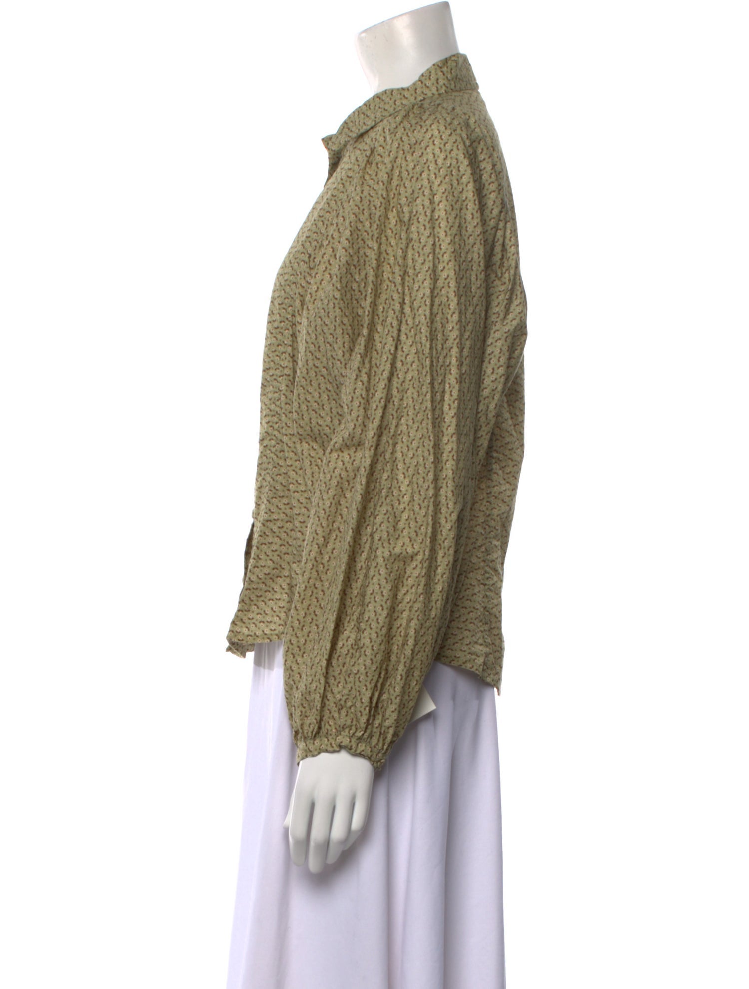 Christy Dawn Long Sleeve Button-Up Top