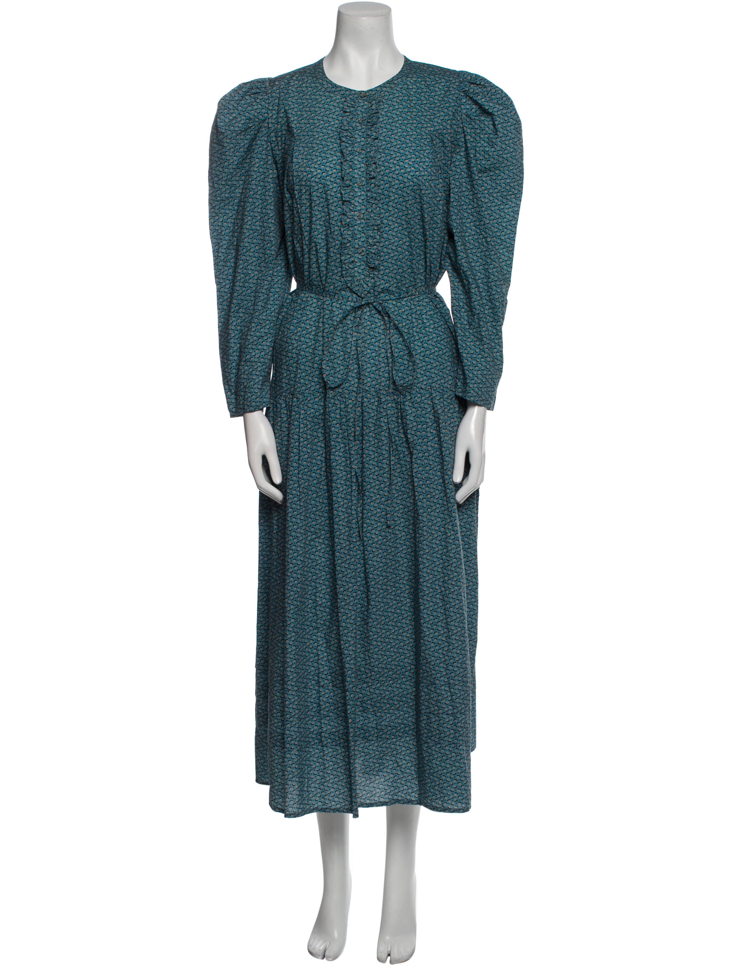 Christy Dawn Floral Print Long Dress