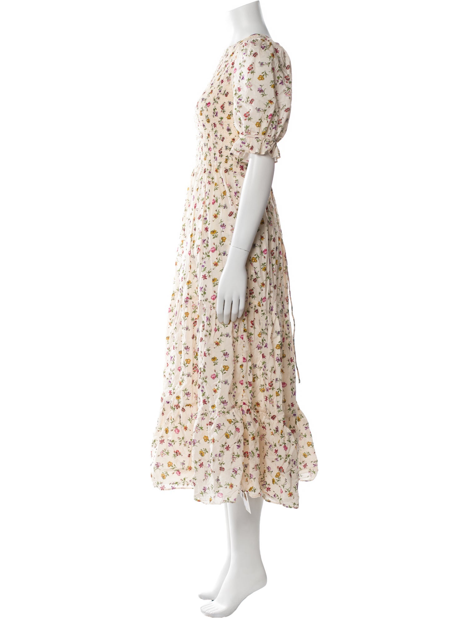 Christy Dawn Floral Print Long Dress