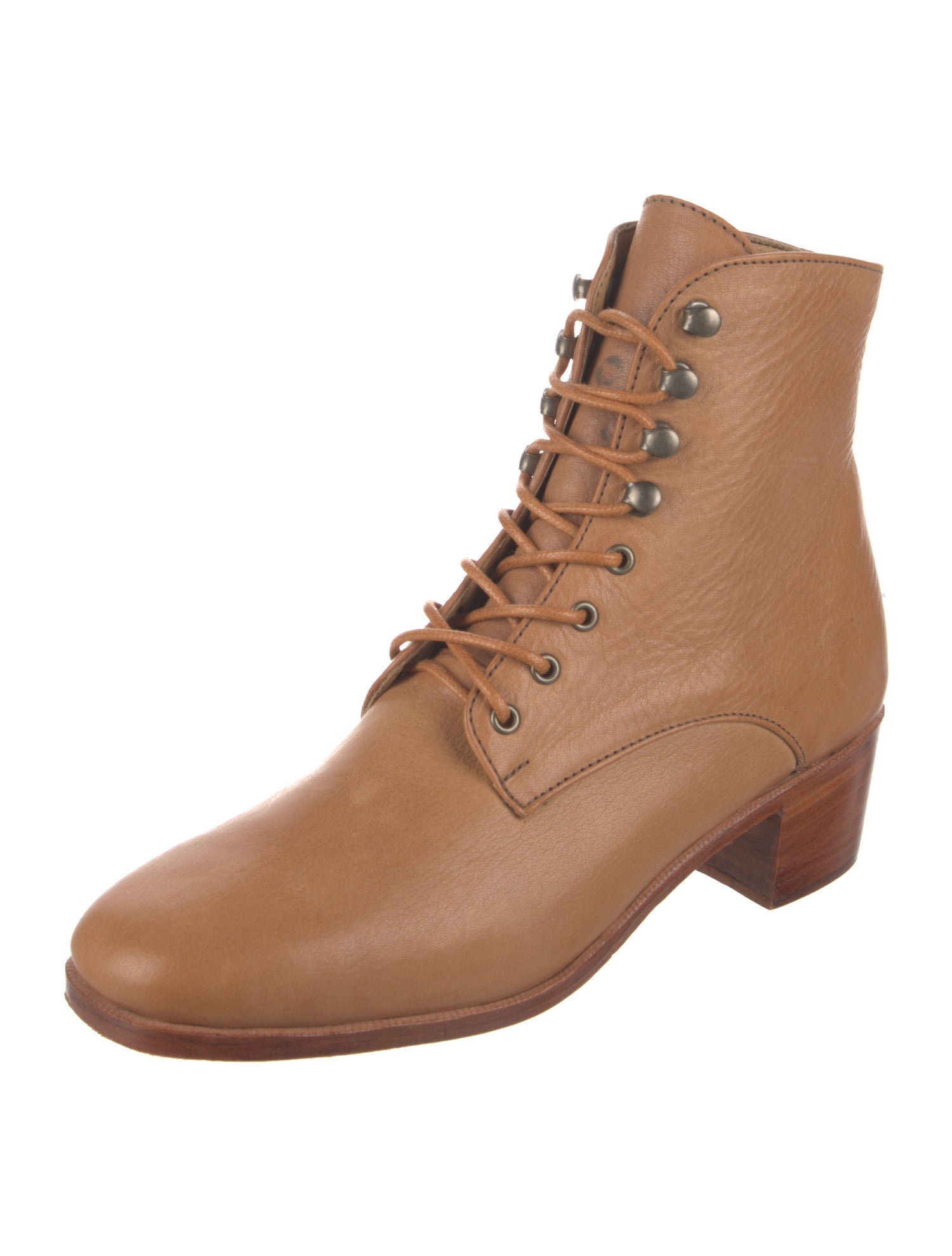 Christy Dawn Leather Combat Boots