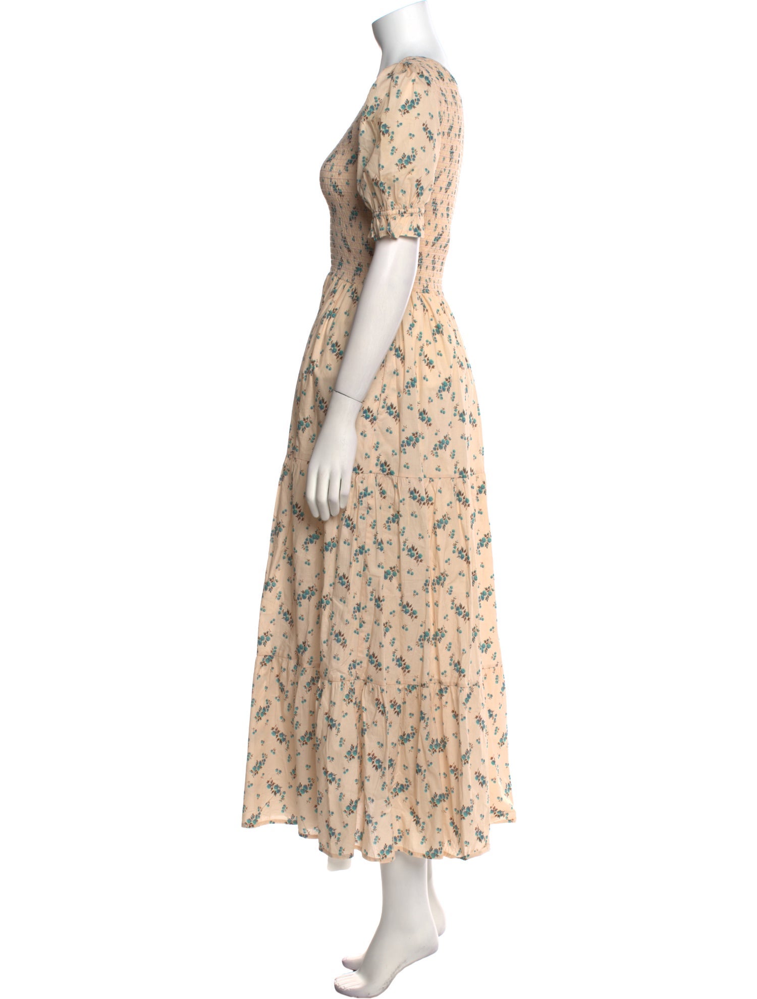 Christy Dawn Floral Print Long Dress