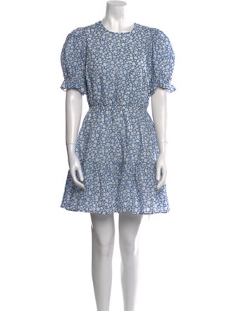 Christy Dawn Floral Print Mini Dress