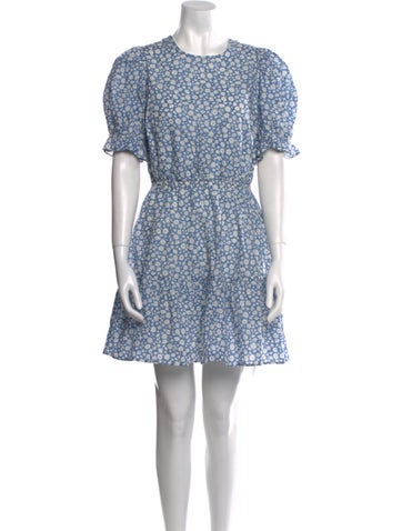 Christy Dawn Dresses Floral Print Mini Dress M