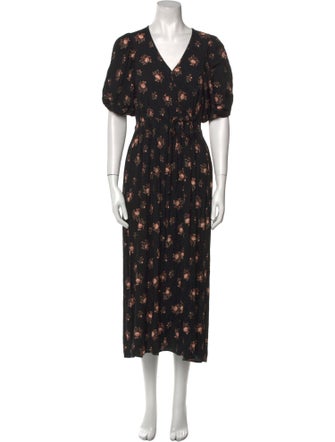 Christy Dawn Floral Print Long Dress