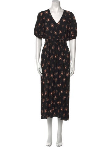 Christy Dawn Dresses Floral Print Long Dress S