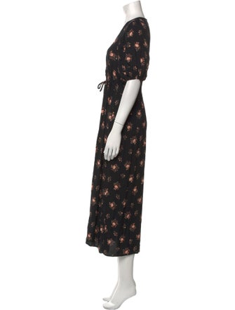 Christy Dawn Floral Print Long Dress