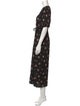 Christy Dawn Floral Print Long Dress