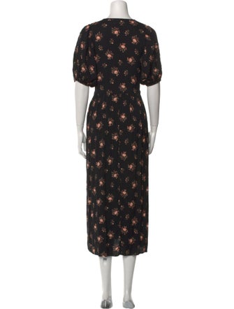 Christy Dawn Floral Print Long Dress