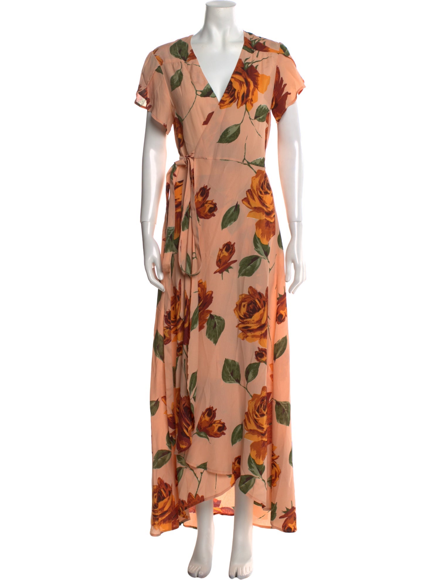 Christy Dawn Floral Print Long Dress