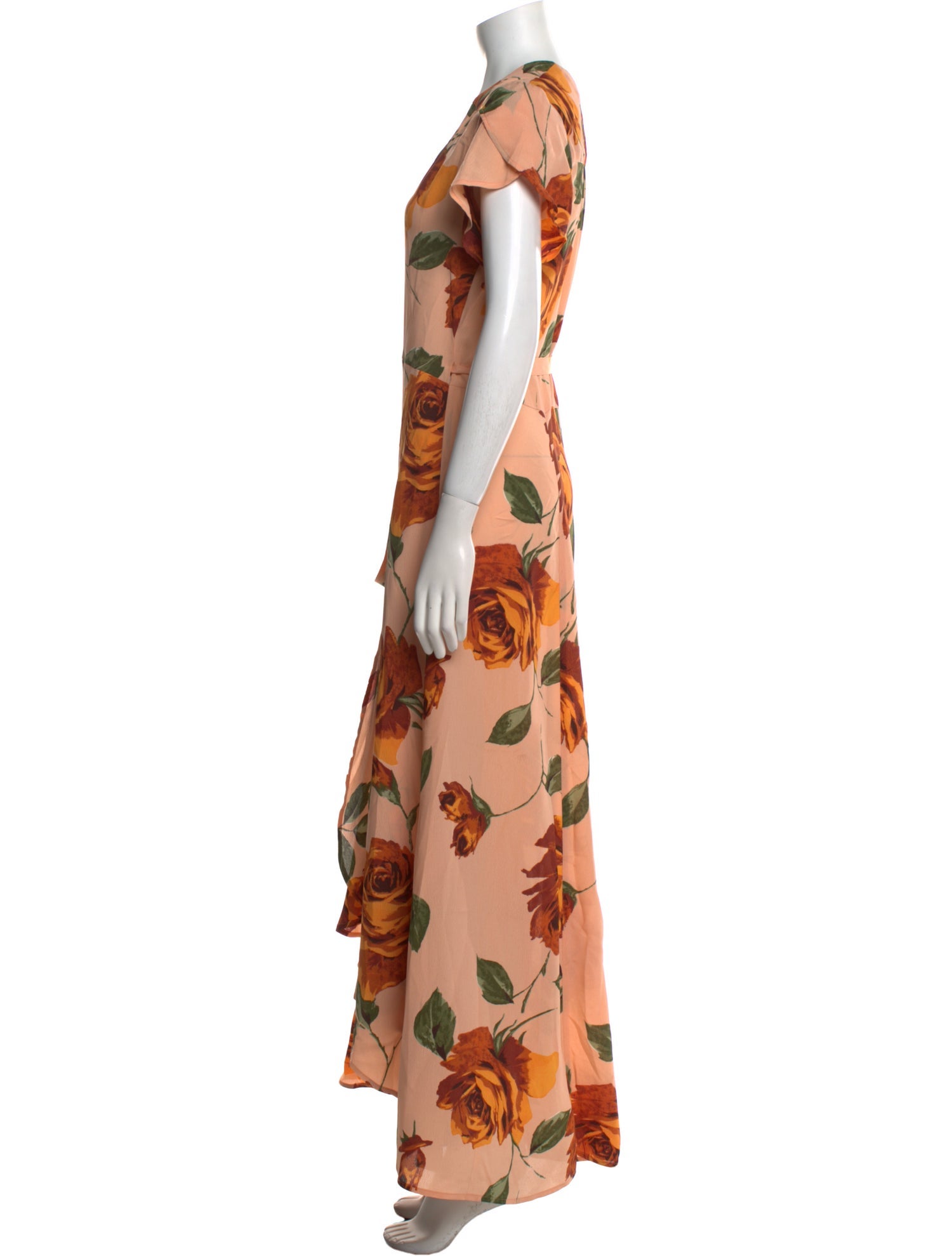 Christy Dawn Floral Print Long Dress