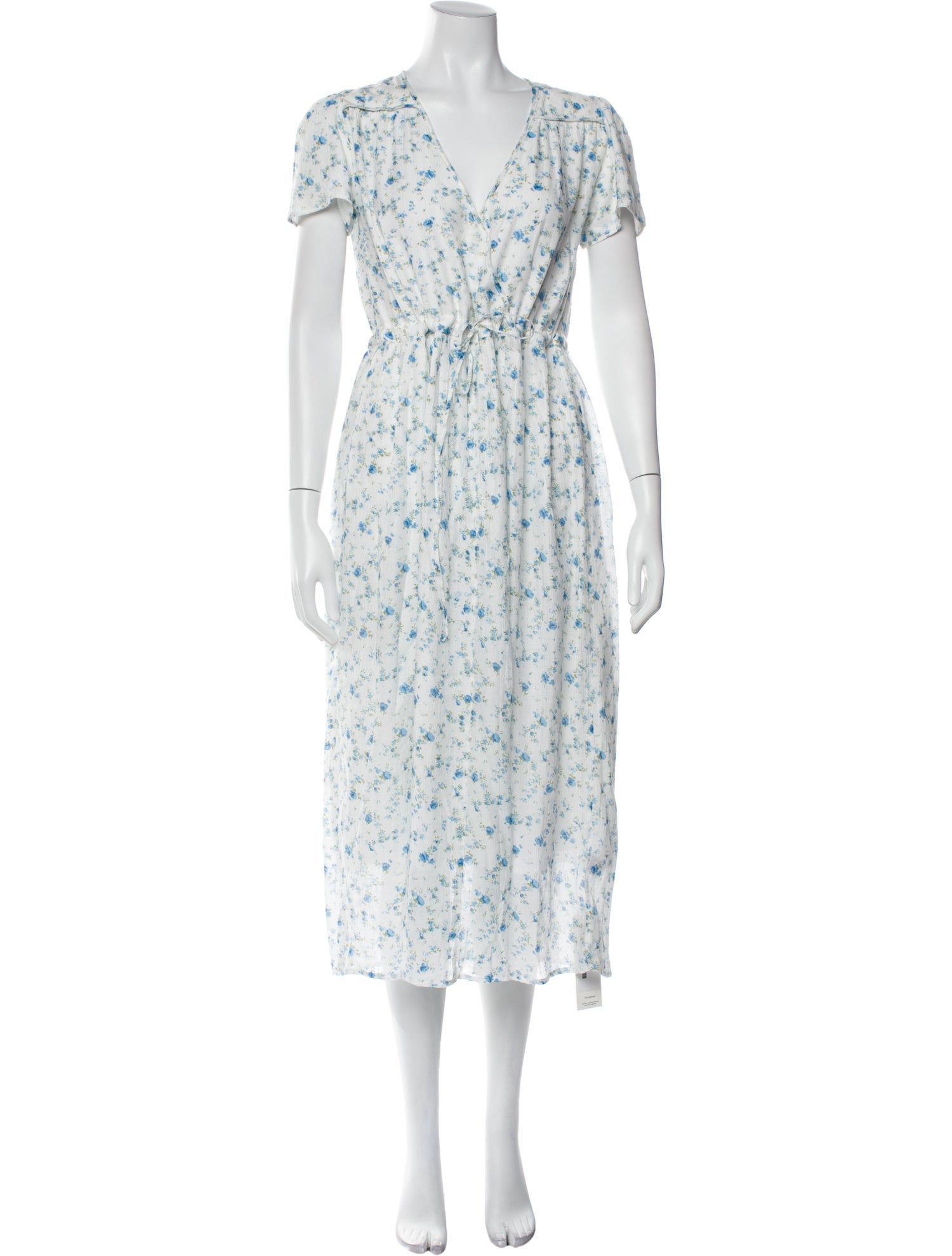 Christy Dawn Floral Print Knee-Length Dress