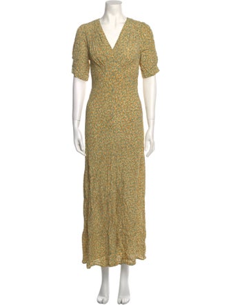 Christy Dawn Floral Print Long Dress